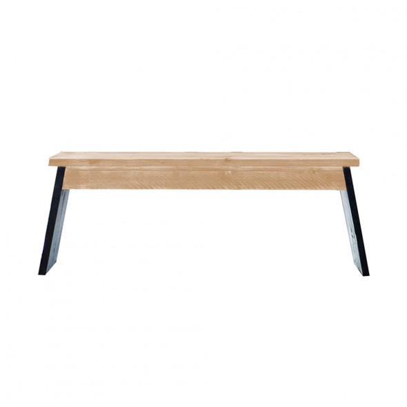 Steigerhouten Bank Lazise, onbehandeld hout