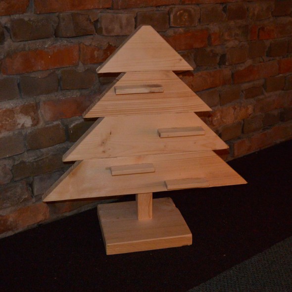Steigerhouten Kerst Tree, nieuw hout (onbehandeld)