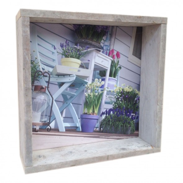 steigerhout omlijsting canvas 1