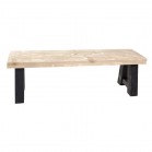 Steigerhouten Bank Legno, greywash hout