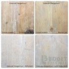 Kleurstaal, oud hout