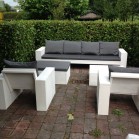 Steigerhouten Loungeset 2