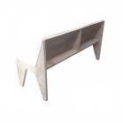 Steigerhouten zitbank Gijs 3, gebruikt  hout en onbehandeld