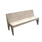 Steigerhouten zitbank Gijs 1, gebruikt  hout en onbehandeld